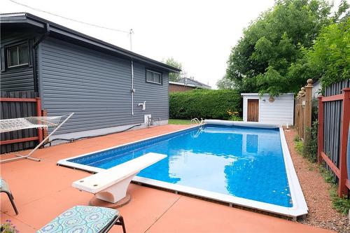 1 Briarwood Crescent, Hamilton, ON - Outdoor With In Ground Pool With Deck Patio Veranda With Exterior