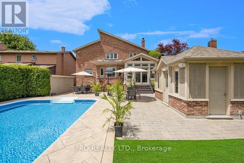 1652 Carolyn Road, Mississauga, ON - Outdoor With In Ground Pool With Deck Patio Veranda