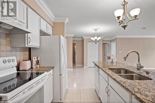 5000 Wyandotte Street East Unit# 309, Windsor, ON - Indoor Photo Showing Kitchen With Double Sink