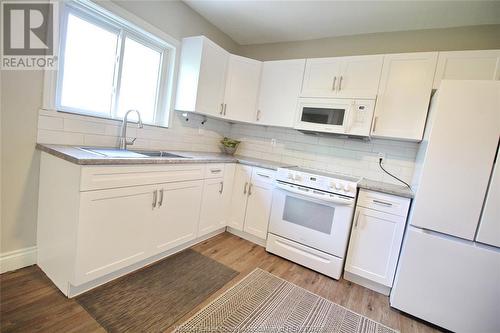 2366 Cadillac Unit# Main Floor, Windsor, ON - Indoor Photo Showing Kitchen With Double Sink