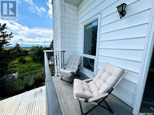 10008 5Th Avenue, North Battleford, SK - Outdoor With Deck Patio Veranda With Exterior