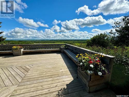 10008 5Th Avenue, North Battleford, SK - Outdoor With Deck Patio Veranda With View