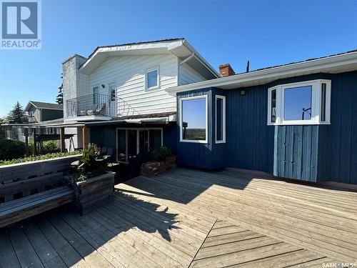 10008 5Th Avenue, North Battleford, SK - Outdoor With Deck Patio Veranda With Exterior