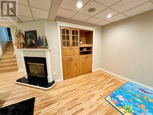 10008 5Th Avenue, North Battleford, SK - Indoor Photo Showing Other Room With Fireplace