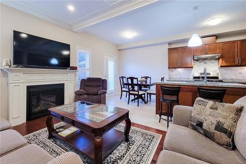 43 Sonoma Valley Crescent, Hamilton, ON - Indoor Photo Showing Living Room With Fireplace