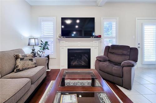 43 Sonoma Valley Crescent, Hamilton, ON - Indoor Photo Showing Living Room With Fireplace