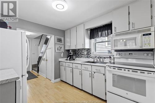 3006 Pillette Road, Windsor, ON - Indoor Photo Showing Kitchen With Double Sink