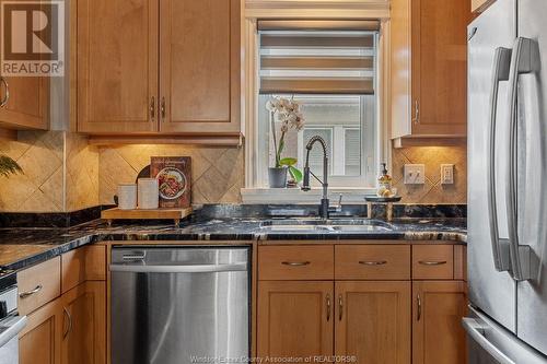 2165 Kildare, Windsor, ON - Indoor Photo Showing Kitchen With Double Sink