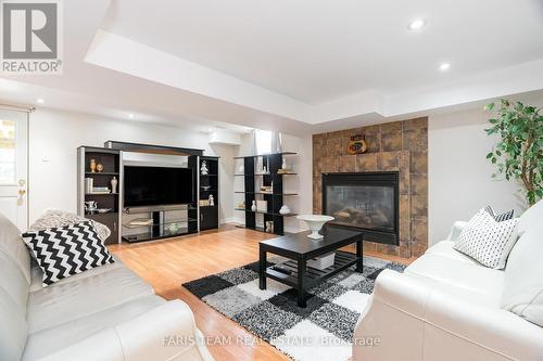 62 Silver Trail, Barrie, ON - Indoor Photo Showing Living Room With Fireplace