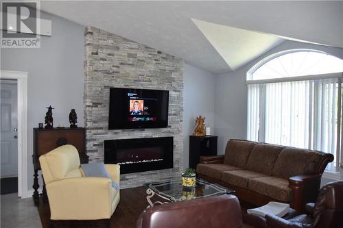 62 Murray Road, Saint-Antoine, NB - Indoor Photo Showing Living Room With Fireplace