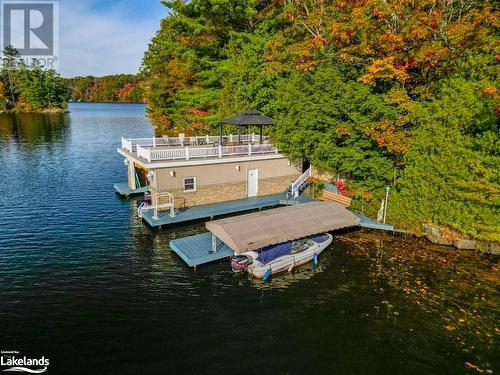 Boat house - 399 Horseshoe Lake, Seguin, ON - Outdoor With Body Of Water