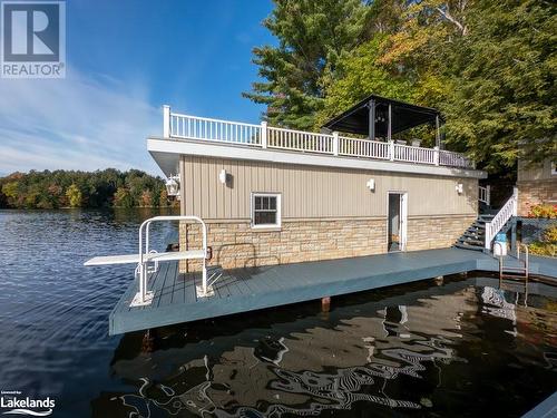 Docks - 399 Horseshoe Lake, Seguin, ON - Outdoor With Body Of Water