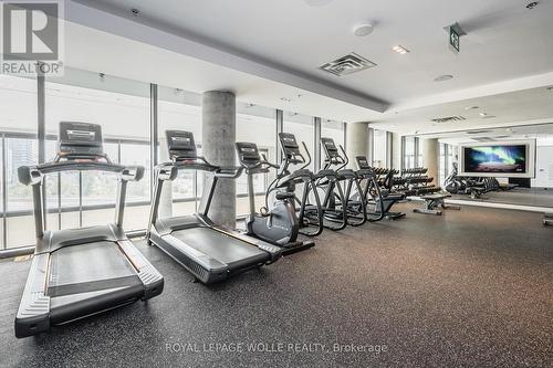 407 - 5 Wellington Street S, Kitchener, ON - Indoor Photo Showing Gym Room