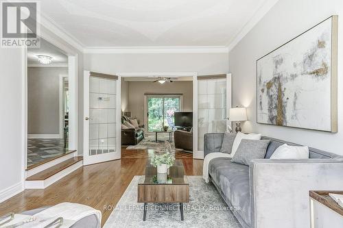 42 Holmcrest Trail, Toronto, ON - Indoor Photo Showing Living Room With Fireplace