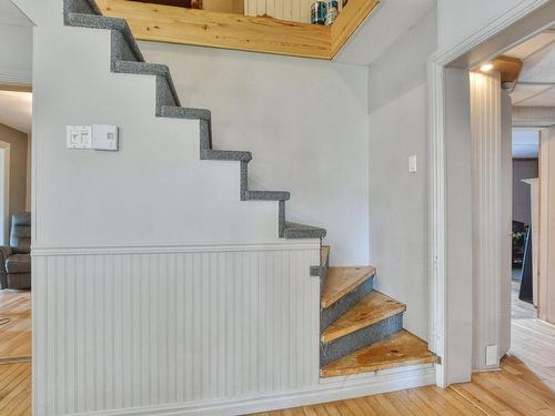 Staircase - 740 Ch. St-Jean, Sainte-Marie-Salomé, QC - Indoor Photo Showing Other Room