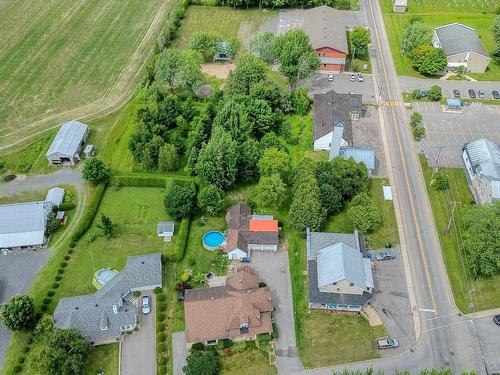 Aerial photo - 740 Ch. St-Jean, Sainte-Marie-Salomé, QC - Outdoor With View