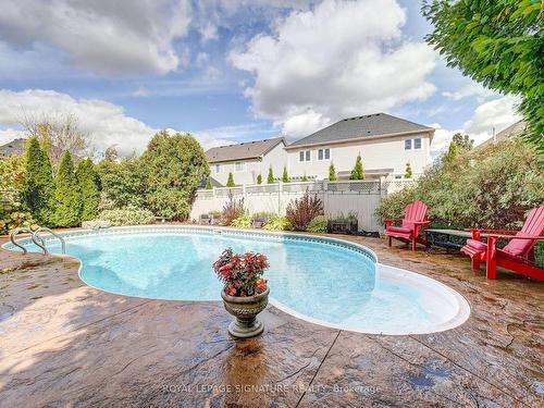 2547 Armour Cres, Burlington, ON - Outdoor With In Ground Pool With Backyard