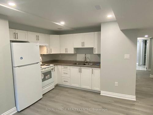 Lower-3177 Owls Foot Dr, Mississauga, ON - Indoor Photo Showing Kitchen With Double Sink