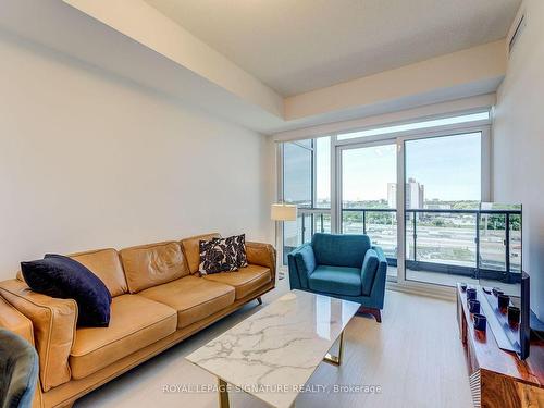 703-10 Gibbs Rd, Toronto, ON - Indoor Photo Showing Living Room