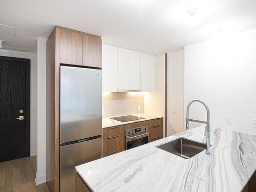 Kitchen - 1003-2060 Rue Peel, Montréal (Ville-Marie), QC - Indoor Photo Showing Kitchen With Upgraded Kitchen