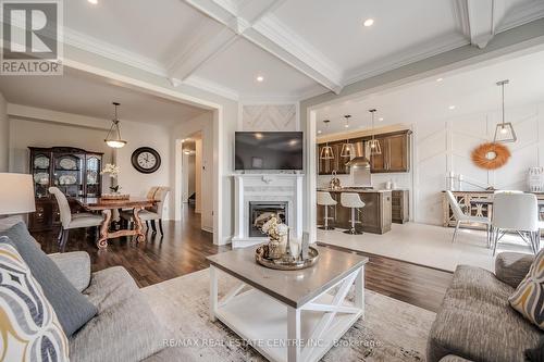 7 Newbrook Street, Brant (Paris), ON - Indoor Photo Showing Living Room With Fireplace