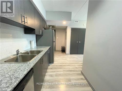 G212 - 275 Larch Street, Waterloo, ON - Indoor Photo Showing Kitchen With Double Sink