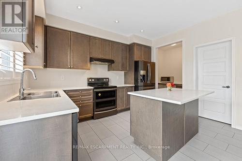 17 Larry Crescent, Haldimand, ON - Indoor Photo Showing Kitchen With Stainless Steel Kitchen With Double Sink