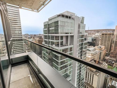 Balcon - 3701-1188 Av. Union, Montréal (Ville-Marie), QC - Outdoor With Balcony With Exterior