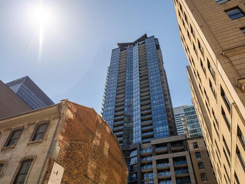 Exterior - 3701-1188 Av. Union, Montréal (Ville-Marie), QC - Outdoor With Balcony With Facade