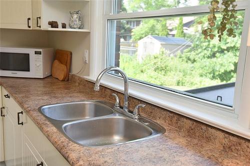56 Westminster Avenue, Hamilton, ON - Indoor Photo Showing Kitchen With Double Sink