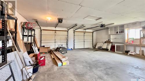 134 Throne Street, Sceptre, SK - Indoor Photo Showing Garage