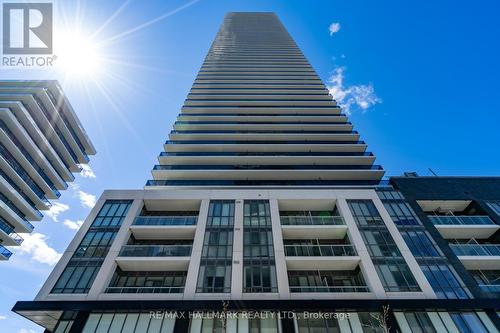 803 - 70 Annie Craig Drive, Toronto, ON - Outdoor With Balcony With Facade