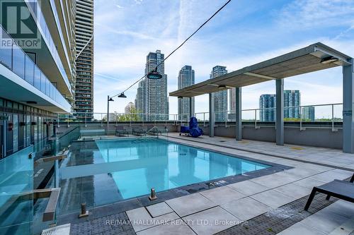 803 - 70 Annie Craig Drive, Toronto, ON - Outdoor With In Ground Pool With Deck Patio Veranda