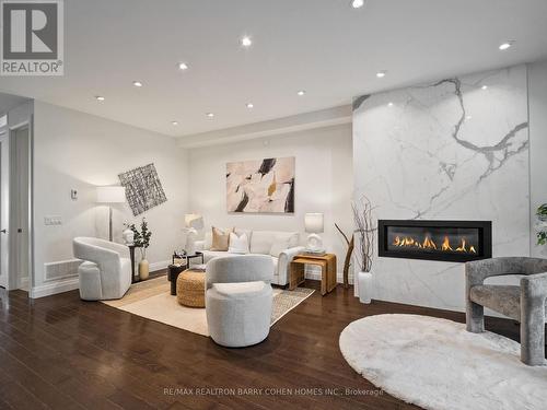 79 Massey Street, Toronto, ON - Indoor Photo Showing Living Room With Fireplace