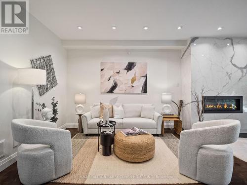 79 Massey Street, Toronto, ON - Indoor Photo Showing Living Room With Fireplace