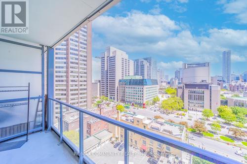 1210 - 210 Simcoe Street E, Toronto (Bay Street Corridor), ON - Outdoor With Balcony With View