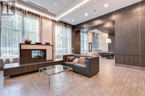 301 - 181 Wynford Drive, Toronto, ON - Indoor With Fireplace