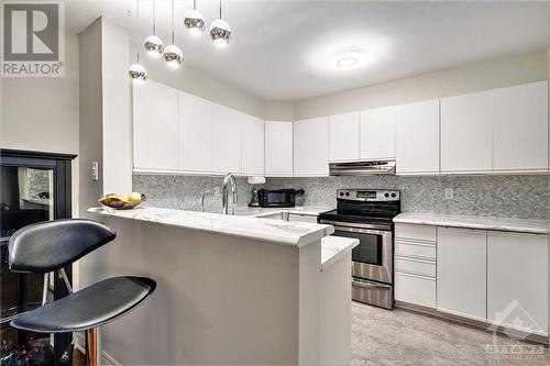 520 Canteval Terrace Unit#207, Ottawa, ON - Indoor Photo Showing Kitchen With Upgraded Kitchen