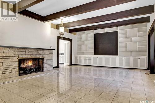 2520 College Avenue, Regina, SK - Indoor With Fireplace