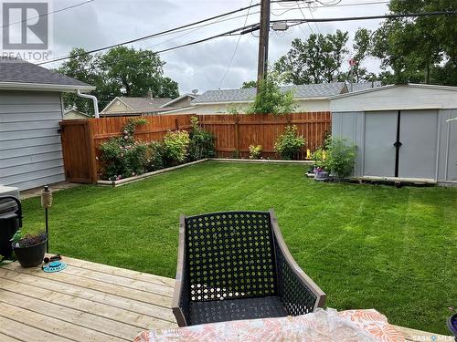 215 4Th Avenue E, Assiniboia, SK - Outdoor With Deck Patio Veranda With Backyard