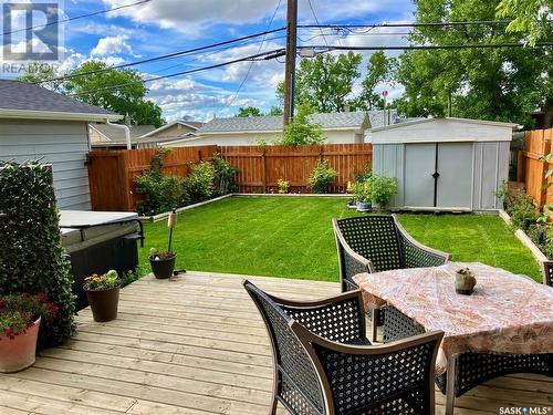 215 4Th Avenue E, Assiniboia, SK - Outdoor With Deck Patio Veranda