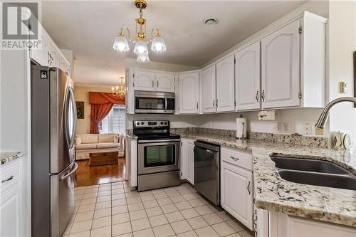 354 Lavoie Street, Dieppe, NB - Indoor Photo Showing Kitchen With Stainless Steel Kitchen With Double Sink