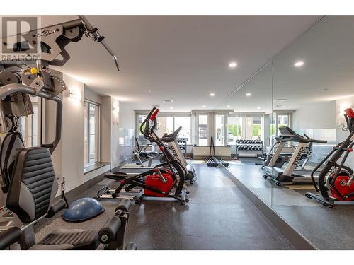 1152 Sunset Drive Unit# 1003, Kelowna, BC - Indoor Photo Showing Gym Room
