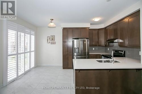 36 Cyclone Trail, Brampton, ON - Indoor Photo Showing Kitchen With Double Sink