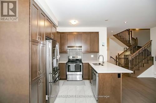 36 Cyclone Trail, Brampton, ON - Indoor Photo Showing Kitchen With Double Sink