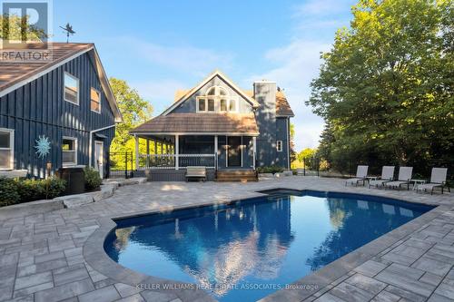 11515 22 Side Road, Halton Hills (Limehouse), ON - Outdoor With In Ground Pool