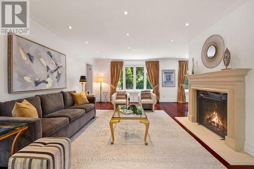67 Wimbleton Road, Toronto, ON - Indoor Photo Showing Living Room With Fireplace