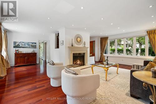 67 Wimbleton Road, Toronto, ON - Indoor Photo Showing Living Room With Fireplace