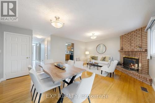 18 Westlake Crescent, Toronto, ON - Indoor Photo Showing Dining Room With Fireplace