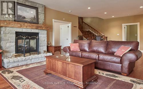 106 Cawkers Cove Road, Scugog (Port Perry), ON - Indoor Photo Showing Living Room With Fireplace